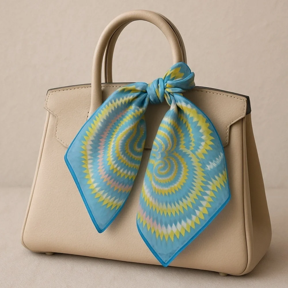 DECO FEATHER CHIFFON Scarf